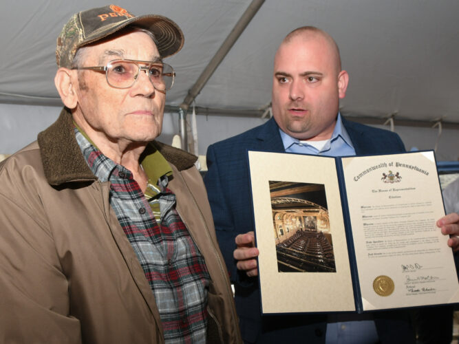 Muncy Twp. firefighter honored as department celebrates 75 years | News, Sports, Jobs - Vimarsana News